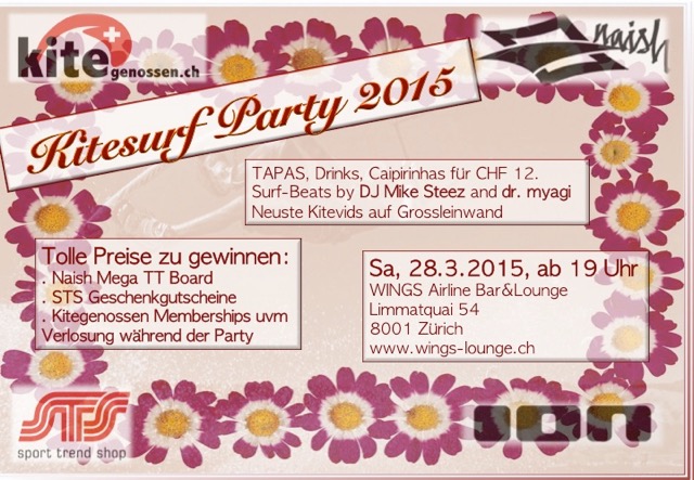 Flyer Kitesurf Party 2015